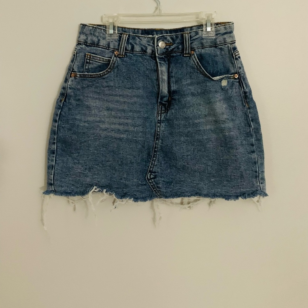 Wild Fable Blue Denim Mini Skirt